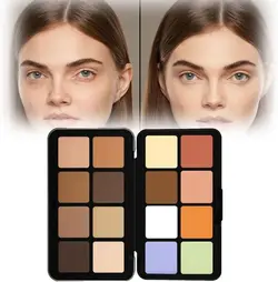 کانتور و کانسیلر پالتی کارلا سکرت شانزده رنگ