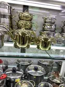 کتری و قوری طلایی ترک مارک اوزلایف