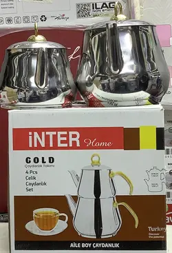 کتری و قوری استیل ترک مارک INTER
