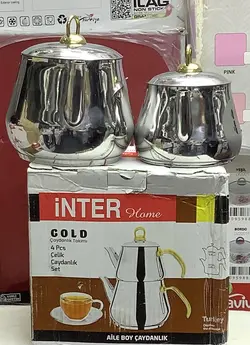 کتری و قوری استیل ترک مارک INTER