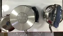 کتری و قوری استیل طرح دار PEGASUSS