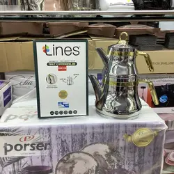 کتری و قوری استیل ضد زنگ مارک LinesORTA