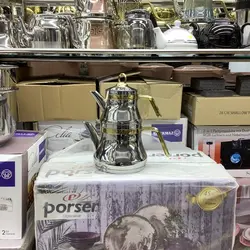 کتری و قوری استیل ضد زنگ مارک LinesORTA