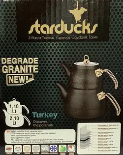 کتری و قوری گرانیتی اصلی ترکیه مارک STARDUCHS