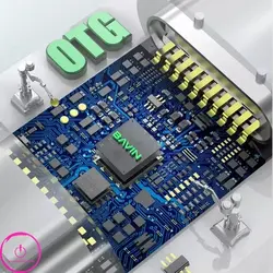 مبدل کابل Micro به Lightning باوین Bavin مدل OTG-02