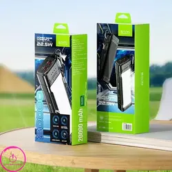 پاوربانک چراغ قوه دار باوین Bavin مدل Y-PC1002 ظرفیت 20000 توان 22.5 وات