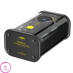 پاوربانک شیشه ای بی وای زد BYZ مدل W89 ظرفیت 10000 توان 20 وات