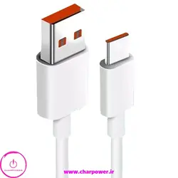 کابل شارژ USB-A به Type-C طول 100 سانتی متر شیائومی Xiaomi مدل 120W 7A ( درصد شمار )