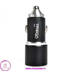 شارژر فندکی فست شارژ ترکا Treqa مدل CC-324 جریان 5.1 آمپر