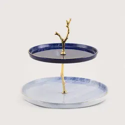 سرویس چای خوری گلور مدل ابر وباد به همراه شیرینی خوری