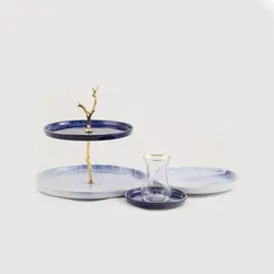 سرویس چای خوری گلور مدل ابر وباد به همراه شیرینی خوری