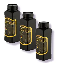 رزین اپوکسی نیمه غلیظ سوپر کریستال 3کیلوگرم به همراه هاردنر