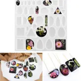 قالب سیلیکونی زیورآلات مدل گردن آویز و گوشواره