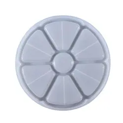 قالب رزین مدل سینی لبه دار مزه طرح اردوخوری