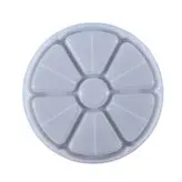 قالب رزین مدل سینی لبه دار مزه طرح اردوخوری