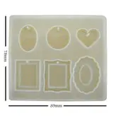 قالب رزین مدل قاب پین دار