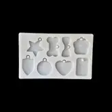 قالب رزین مدل اشکال پین دار کد 1100