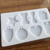 قالب رزین مدل اشکال پین دار کد 1100