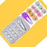 قالب رزین اپوکسی مدل گیره مو  طرح پنجه  کد  RP-1150