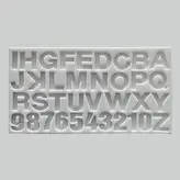 قالب رزین مدل حروف انگلیسی دست ساز ضخیم وبزرگ  کد 4430