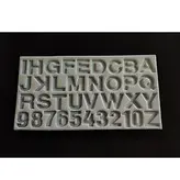 قالب رزین مدل حروف انگلیسی دست ساز ضخیم وبزرگ  کد 4430