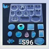 قالب رزین مدل گردنبند پین دار کد 23