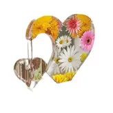 قالب رزین مدل استند قلب پایه دار  کد 2024  مجموعه 2 عددی