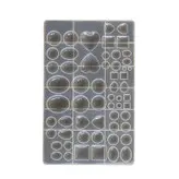 قالب رزین مدل محدب کد kh451