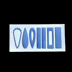 قالب رزین اپوکسی مدل گیره مو کلاسیک کد 08