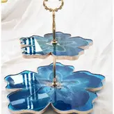 قالب رزین مدل گل پنج پر کد  9921 قطر 30 سانت در عمق 8 میل