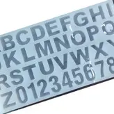قالب رزین اپوکسی مدل حروف انگلیسی کد HP-4425