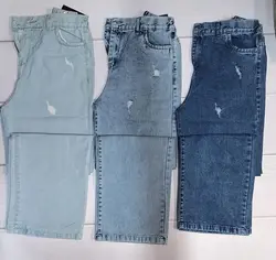 شلوار لی نیم بگ زنانه  سرمه ای دیزل کد 42