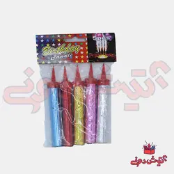 فشفشه روی کیک 5 عددی 10 سانتیمتر ناریه سپهر