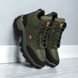 کفش کوهستانی طرح جکس ساقدار رنگ زیتونی