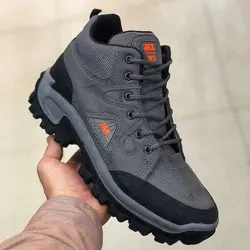 کفش کوهستانی طرح جکس ساقدار رنگ طوسی