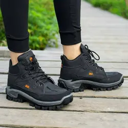 کفش کوهستانی طرح جکس ساقدار رنگ مشکی