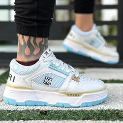 کتانی اسپرت مردانه مدل امیری سفید آبی