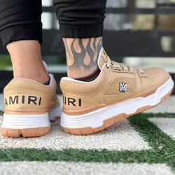 کتانی اسپرت مردانه مدل امیری کرم سفید