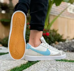 کتانی اسپرت مردانه نایک بلیزر سفید آبی