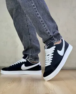 کتانی اسپرت مردانه نایک بلیزر مشکی سفید