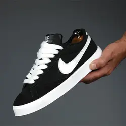 کتانی اسپرت مردانه نایک بلیزر مشکی سفید