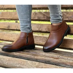 نیم بوت مردانه پاسارگاد مدل ونیز قهوه ای