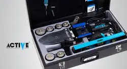 اتو لوله سبز کیف دار اکتیو ست کامل ACTIVE