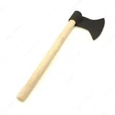 تبر دسته چوبی ساده متوسط