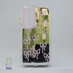 قاب گوشی a25 فانتزی طرح پاپیون | کاور دخترانه شیک و محافظ سامسونگ A25 - کاورما | فروشگاه اینترنتی کاورما