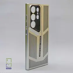 قاب گوشی S23 Ultra نقره‌ای | طراحی لوکس پورش دیزاین - کاورما | فروشگاه اینترنتی کاورما