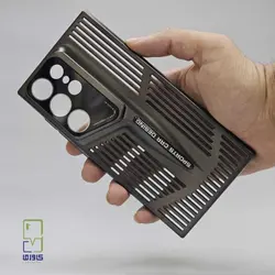 قاب گوشی S23 Ultra مشکی | طراحی لوکس پورش دیزاین - کاورما | فروشگاه اینترنتی کاورما