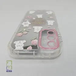 قاب گوشی S24 Ultra فانتزی آینه‌ای | طرح خرگوش مقاوم و زیبا - کاورما | فروشگاه اینترنتی کاورما