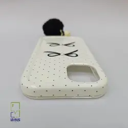 قاب گوشی دخترانه آیفون 13 پرو مکس | طرح پاپیون آویز دار| iphone 13 pro max - کاورما | فروشگاه اینترنتی کاورما