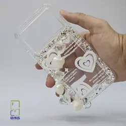 قاب گوشی دخترانه شیائومی ردمی A3 | مدل شاین بند دار | xiaomi Redmi A3 New - کاورما | فروشگاه اینترنتی کاورما